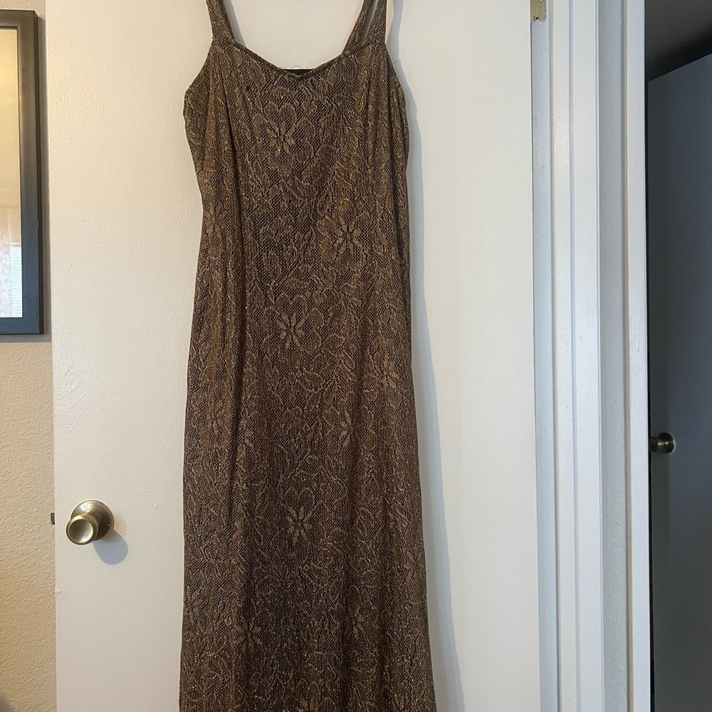 Vintage ShairAide Gold Dress